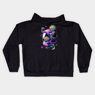 jellyfish astronaut Kids Hoodie